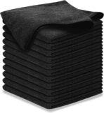USANOOKS Premium 300GSM Microfiber Cleaning Cloth - 12.5"x12.5" High Performance - 1200 Washes, Ultra Absorbent Microfiber Towels for Cars Undercarriage, Rims & Engine Bay Cleaning - Microfiber Cloth
