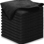 USANOOKS Premium 300GSM Microfiber Cleaning Cloth - 12.5"x12.5" High Performance - 1200 Washes, Ultra Absorbent Microfiber Towels for Cars Undercarriage, Rims & Engine Bay Cleaning - Microfiber Cloth