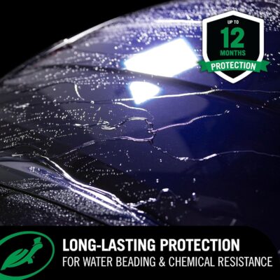 Turtle Wax Hybrid Solutions Ceramic Car Polish and Wax, Light Scratch Remover, Durable Paint Protection, Extreme Water Beading, High Gloss Shine, Hand or Machine Polisher Use, 14 oz (Pack of 1) - Image 5