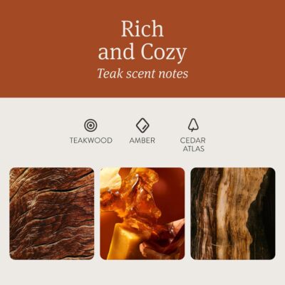 Drift Car Air Freshener - Wood Air Freshener - Car Odor Eliminator - Teak Scent Starter Kit - Image 3