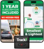Tracki GPS Tracker for Vehicles – Real-Time 4G LTE Assets & Car Tracking Device with App, Magnetic Mount, Compact Design, Worldwide Coverage – iOS & Android (Tracker 1 Year Subscription Incl.)