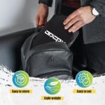 2-Pack Foot Hammock for Plane Travel, No Collapse Thickened Bamboo Airplane Foot Rest with Extended Adjustment Strap, Portable Desk Foot Hammock to Relax Your Feet, Foot Sling Travel Essentials(Black) - Image 6