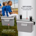 Coleman Classic Series Insulated Portable Cooler, Leak-Resistant Outdoor Hard Cooler Keeps Ice up to 5 Days, 52/70/120/150 Quart - Image 5