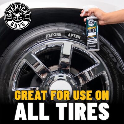 Chemical Guys ShineLogic Tire Shine Safe for Cars, Trucks, Motorcycles, RVs & More, Includes WonderWave Applicator Kit, 20 fl oz, 2 Pack - Image 3