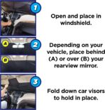 Ontel Brella Shield by Arctic Air, Car Windshield Sun Shade, One-Size (31x57"), As Seen on TV - Image 9