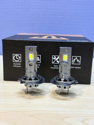 Latest H7/H7LL Bulbs, 50,000LM 900% Brightness, 6500K White Super Bright, 1:1 Halogen Size, 6500 Cool White H7 Fog Lights, No Adapter Required, Easy Install, Non-Polarity, Pack of 2 - Image 4