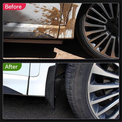 BDFHYK Mud Flaps Splash Guards 4PCS Front & Rear Side Mud Guards Compatible with Toyota Camry SE XSE 2018-2022 - Image 6