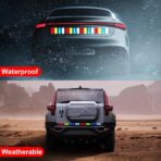 40 PCS Reflective Stickers, High Visibility Reflective Tape, Waterproof Safety Reflective Tape for Car Trailer Truck Bike Motorcycle, 1.18 x 3.15 Inch - Image 5