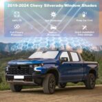 XCBYT 2019-2024 Silverado Window Shades Full Coverage Window Shades | 6-Layer Blackout Insulated Sun & UV Protection | Custom Fit Privacy Covers for Camping, Sleeping & Car Living (5 PCS) - Image 3