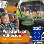 Car Window Shade for Baby with Certified UV-Protection 2 Pack - 20"x12" - Image 2