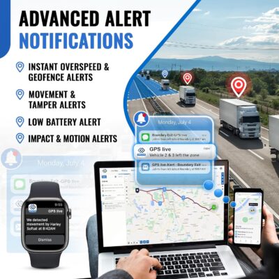 REWIRE SECURITY 104-Pro 4G Magnetic GPS Tracker for Vehicle | Easy Mount | Fits with Car, Truck, Van & Motorbike | Portable Live Tracking | Up to 2 Month Battery Life | Low Cost Subscription Plans - Image 5