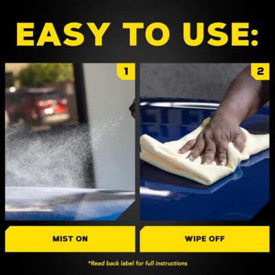 Meguiar's Ultimate Waterless Wash & Wax, Scratch-Free Waterless Car Cleaning Spray That Makes Detailing Quick and Easy, 2-in-1 Cleaner and Protection to Help Your Ride Shine, 1 Gallon (128 Oz) - Image 6