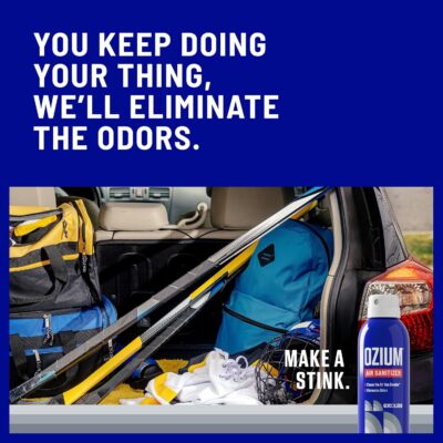 Ozium 3.5oz Air Sanitizer Spray & Odor Eliminator for Homes, Cars, Offices and More, New Car Smell, (Pack of 2) - Image 7