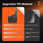 Upgraded Mud Flaps Fit for Ford F150 2026 2025 2024 2023 2022 2021, Mud Flaps for Pickup Trucks Splash Guard Compatible with 2025 Ford F150 Accessories, No Drilling Mud Gards Mudflaps, Set of 4 - Image 3