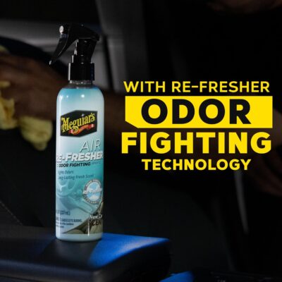 Meguiar's Air Re-Fresher Odor Fighting Spray, New Car Scent,Convenient Air Freshener that Instantly Fights Odors and Leaves Behind a Long-Lasting New Car Scent, 8 Oz Trigger Spray - Image 5