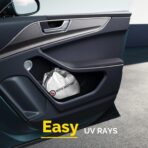 Car Windshield Sun Shade Compatible with 2022 2023 2024 2025 2026 Lexus NX NX250 NX350 NX350h NX450h+ Accessories Foldable Front Window Sunshade Custom for Lexus NX Windshield Sun Visor - Image 6