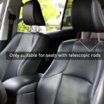 Car Neck Pillows Both Side Pu Leather 2 Pack Car Headrest Pillow for Most Cars Driving Seat Breathable Automotive Neck Support Adjustable Cute Auto Neck Pillow Neck Shoulder Pain Relief for Travel - Image 7