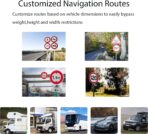 7'' GPS Navigator for Car Truck RV - 2026 North America Maps Free Lifetime Updates, Touchscreen Navigation System, Speed & Red Light Warning, Turn-by-Turn Voice Guidance, for All Cars (Blue) - Image 3