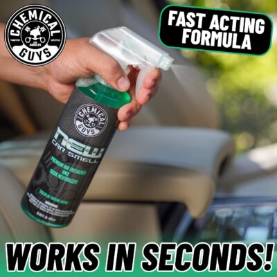 Chemical Guys New Car Smell Air Freshener and Premium Odor Eliminator Refreshes & Neutralizes Odors, Great Car Fresheners for Trucks, SUVs, RVs, and More - 16 oz - Image 7