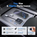 Wireless CarPlay Adapter for iPhone, Super mini Compact 2-in-1 Dongle for Apple iOS 10+, Convert Wired to Wireless CarPlay, Instant Connectivity, Fit for Cars from 2016 with Built-in CarPlay - Image 3