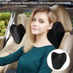 Car Neck Pillow for Driving, car headrest Pillow Head and Neck Rest Pillow for car headrest, Neck Support for car Driving or Traveling or Sleeping of Accessories with Memory Foam - Image 6
