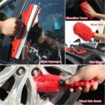 25Pcs Car Detailing Kit, Car Cleaning Kit with Drill Brushes and Interior Tools, Wheel Hub Cleaner, Polishing Pads, Auto Wax Applicator Accessories (25PCS) - Image 5