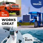 Premium XL Shammy Towel for Car - 2pk (34”x25”) - Super Absorbent Chamois Cloth - Spots & Scratch-Free - Reusable Car Drying Towels - Image 9