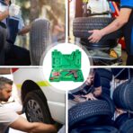 Tire Plug Kit, Tire Repair Kit, Mushroom Tire Plug Kit, Heavy Duty Tire Repair Tools for Tubeless Tires, Complete Set with Plug Gun and More for Truck, ARB, ATV, Tractor, RV, SUV, Trailer - Image 6