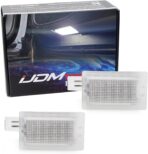 iJDMTOY Xenon White 18-SMD Full LED Under Side Door Courtesy Lights, Footwell Lights, Compatible with Dodge Charger Challenger Dart Stratus Magnum Avenger, Chrysler 200 300 Sebring