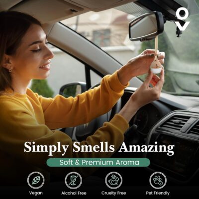 Car Air Freshener Diffuser + Vent Clip Lasting Scent, Hanging Air Freshener, Car Accessories for Men Women Auto Interior Aromatizante para Carro New Smell Automotive Accessory Gifts for Men Women - Image 4
