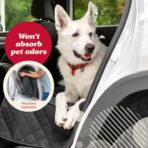 Lusso Gear Dog Car Seat Cover - Waterproof Non-Slip Car Back Seat Protector - Rear Car Seat Cover for Dogs - Universal Fit for Sedans Trucks SUVs - Scratchproof Backseat Car Cover - Machine Washable - Image 4