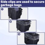 Car Trash Can, Foldable Trash Can Collapsible Hanging Trash Bag for Car Seat, 2 Gallons Leakproof Garbage Bags, Cars Must Haves Interior Accessories Essentials - Image 4