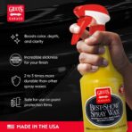 Griot's Garage Best of Show Spray Wax for Car Detailing, Works on Paint Protection Films and Ceramic Coatings, Provides Long-Lasting Coverage Between Uses, 10968, 22oz - Image 3