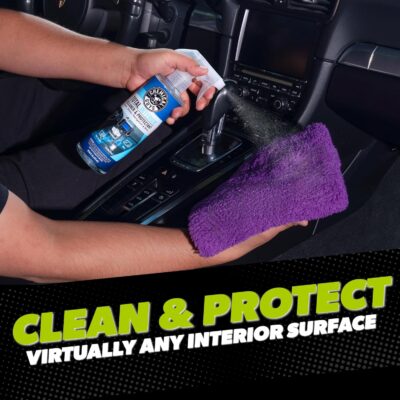 Chemical Guys Car Cleaning Kit - With Car Wash Soap, Wheel Cleaner, Total Interior, Car Wash Mitt - Interior and Exterior Wash Kit With Vehicle Cleaning and Detailing Accessories - 7 Item Kit - Image 4