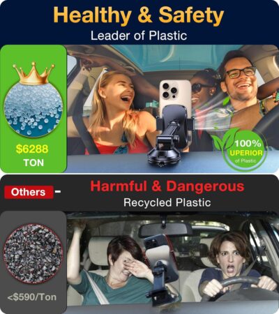 Romuto Phone Holders for Your Car Phone Holder Mount【Super Suction】Cell Phone Mount for Car Accessories for Women Men Windshield/Vent/Dash Truck Stand Desk Mount Clamp Holder for iPhone Samsung Camera - Image 3