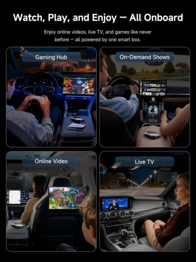 Magic AI Box, Wireless CarPlay/Android Auto Adapter, Car Video Box Supports for Netflix/YouTube/TikTok/TF Card, DriveChat AI Smart Box with GPS/Dual Bluetooth - Image 9