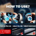 Air Jungles New Car Scent Car Air Freshener Vent Clip, 6 Count Long Lasting Up to 180 days, Natural Essential Oil Car Fragrance for Women and Men, Odor Eliminator - 4ml Each - Image 3