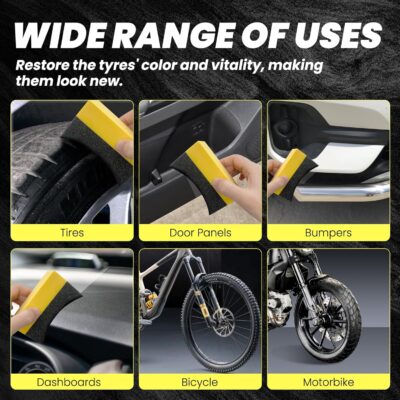 Tire Shine Gel - Ungraded Long-Lasting Tire Dressing with Wet Gloss Look Finish, UV Protection & Weather Resistant Tire Coating for Car, Truck, Motorcycle, RV - 7oz/200g - Image 6