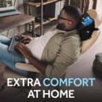 Sealy Ergonomic Car Neck Cushion – Memory Foam Neck Pillow for Car or Office Chair, Travel Neck Pillow, - Image 3
