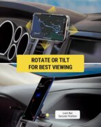 Scosche MAGDMB MagicMount Magnetic Phone Mount for Car, Dashboard Cell Phone Holder with 360° Adjustable Magnet Head, Universal Phone Stand for Car Compatible with iPhone, Samsung, and All Devices - Image 5