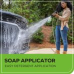 Greenworks Compact Electric Pressure Washer, 1.2 GPM (CSA Certified, Lightweight, 20 FT Tangle-Free Hose, 35 FT Power Cord) Great For Cars, Fences, Patios, Driveways, Decks and Patios - Image 8