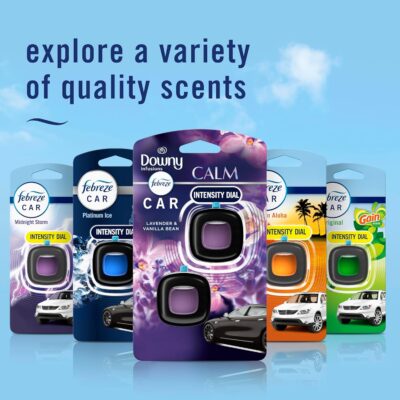 Febreze Car Vent Clip, Downy Calm Scent, 2 Count, 0.13 oz Total - Image 7