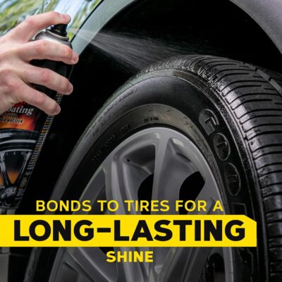 Meguiar's Hot Shine High Gloss Tire Coating - Get Long-Lasting Tire Protection and Glossy Tires with a Wet Look Shine, 3 Pack of 15 Oz Aerosol Cans - Image 5