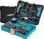 Libraton Tire Repair Kit, 78PCS Tire Plug Kit Heavy Duty Professional Repair Tools to Fix Punctures and Plug Patch Flats, Tubeless Tire Patch Kit for Car, Motorcycle, ATV, SUV, Truck, Tractor, Trailer