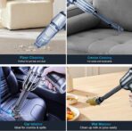 Handheld Vacuum Cordless Hand Rechargeable Car Vacuums with Best Suction Held, 18000Pa Strong Suction, Pumping and Inhaling, Low Noise, for Home and Car - Image 6