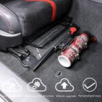 Car fire Extinguisher mounting Bracket Compatible with Toyot@ 86/Subaru BRZ 2022-2026 Fire Extinguishing Installer Under Passenger Seat Quick Release Adjustable Fire Bracket Accessories (Black A) - Image 2