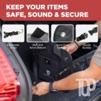 TRUNKCRATEPRO Trunk Organizer For Car, Suv, Truck | Premium Adjustable Multi Compartments Collapsible Car Trunk Organizer With Securing Straps & Non-Slip Bottom (Large Size, Black) - Image 7