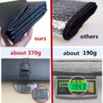 Car Windshield Sunshade, Sun Protector,Foldable Front Window Shade-Thicken 5-Layer Bubble for Auto Windshield UV Protection and Heat Reflector 58"x 27.5" (Black) - Image 8