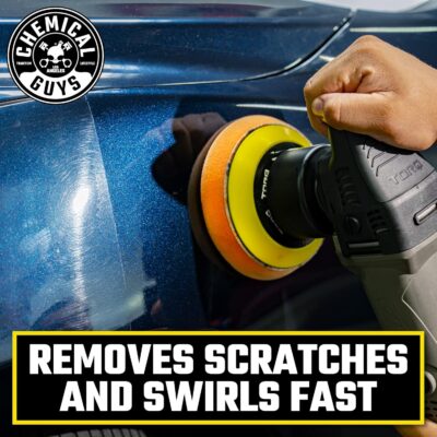 Chemical Guys TORQX Random Orbital Polisher Complete Car Detailing Kit - Pads, Pad Cleaner, Conditioner & Towels, Safe for Cars, Trucks, SUVs, Motorcycles & More, 700W 8mm Throw - 12-Piece - Image 4