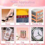 15 Yards Self Adhesive Rhinestone Strips, Rhinestone Ribbons Self Adhesive, Diamond Crystal Bedazzling Strips Glitter Bling Rhinestones Tape Stickers for Crafts, Fabric, Car, Shoes, Décor - Image 6